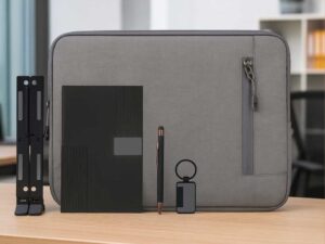 Laptop Sleeve, Laptop Stand, Pen,Keychain,  Diary