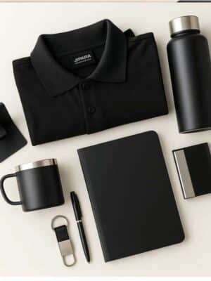 Corporate gift set with t shirt – in use | GG Gift Jaipur