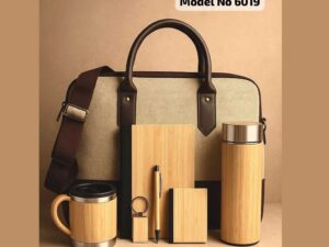 Jute Laptop Bag, Bamboo Diary, Pen,Keychain,Cardholder  Bottle(Holt & Cold-450ml)  Bamboo Cup