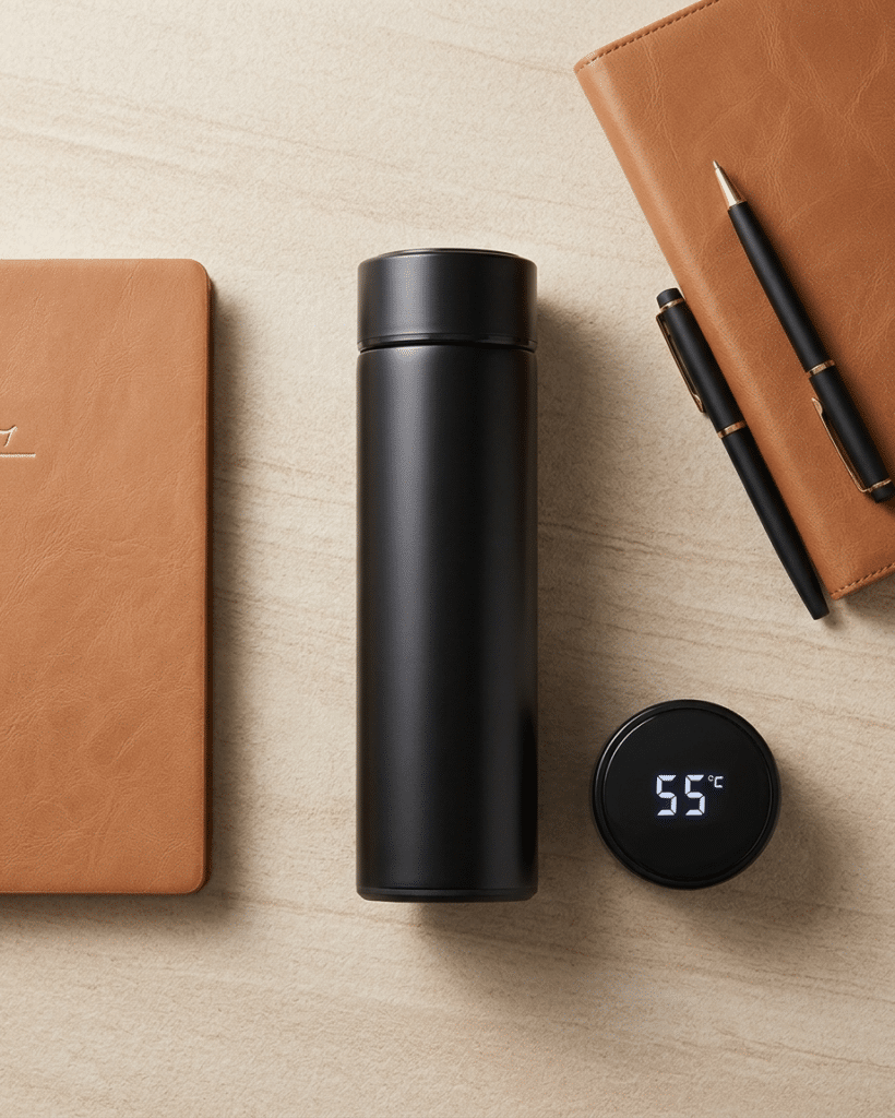 Smart temperature water bottle – main product shot | GG Gift Jaipur