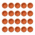Set of 20 handmade Lotus Bloom terracotta clay diyas for Diwali — GG Gift, Jaipur