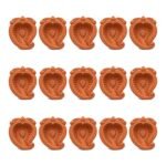 Set of 15 handmade Paisley Ambi terracotta clay diyas for Diwali — GG Gift, Jaipur