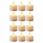 Pack of 12 flameless LED tea light candles — GG Gift, Jaipur