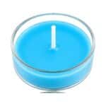 One blue jasmine scented soy wax tea light candle — GG Gift, Jaipur