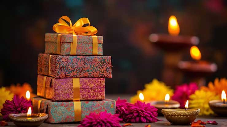 Corporate Diwali gift hamper branded by GG Gift Jaipur