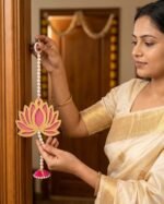 Lotus MDF Wall Hanging Latkan